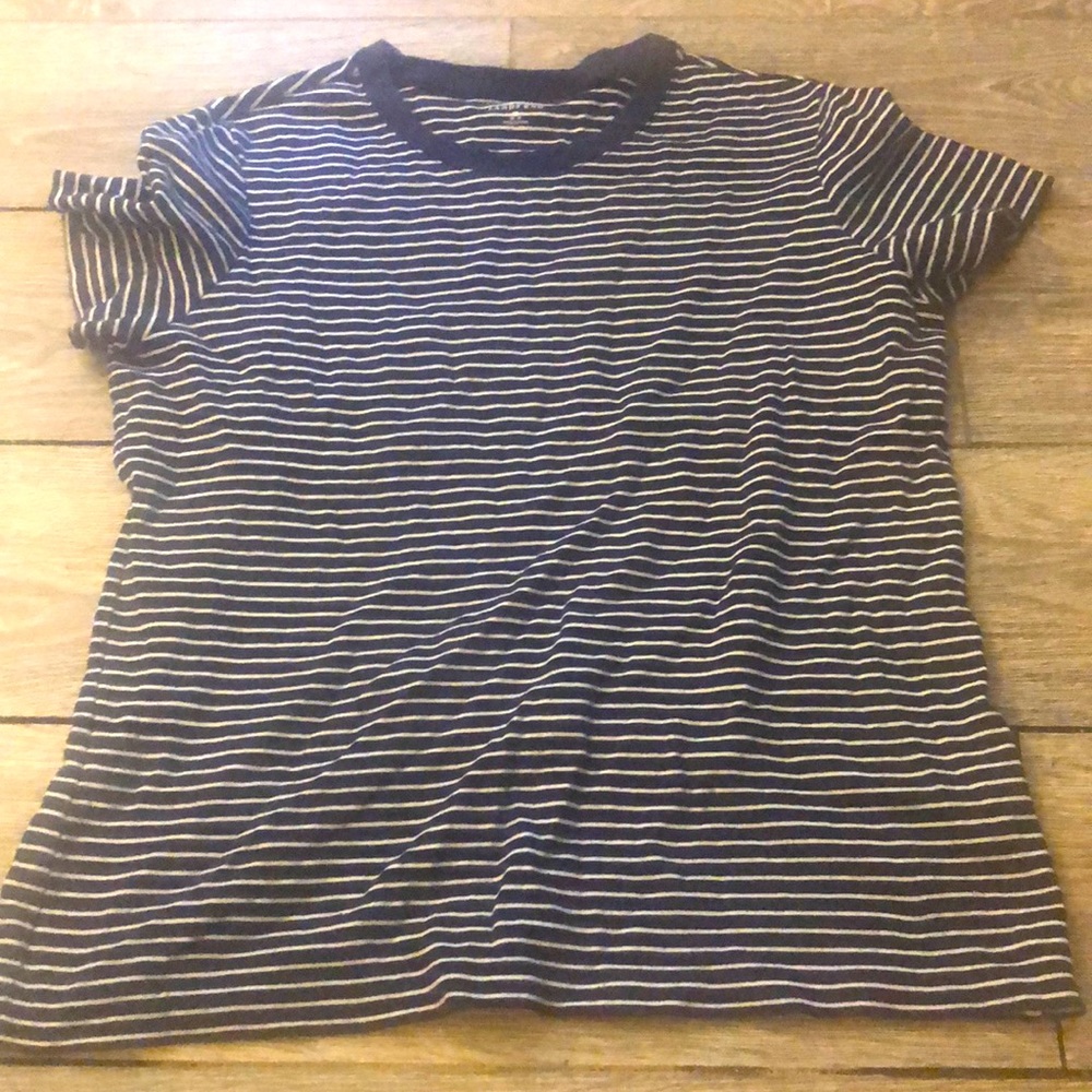 Black and white striped shirt